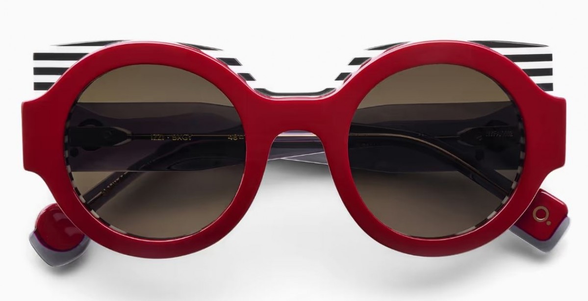 Etnia Barcelona IZZI 48S bxgy, 275,00 €, Occhiali Etnia Barcelona Rosso a forma Rotondo