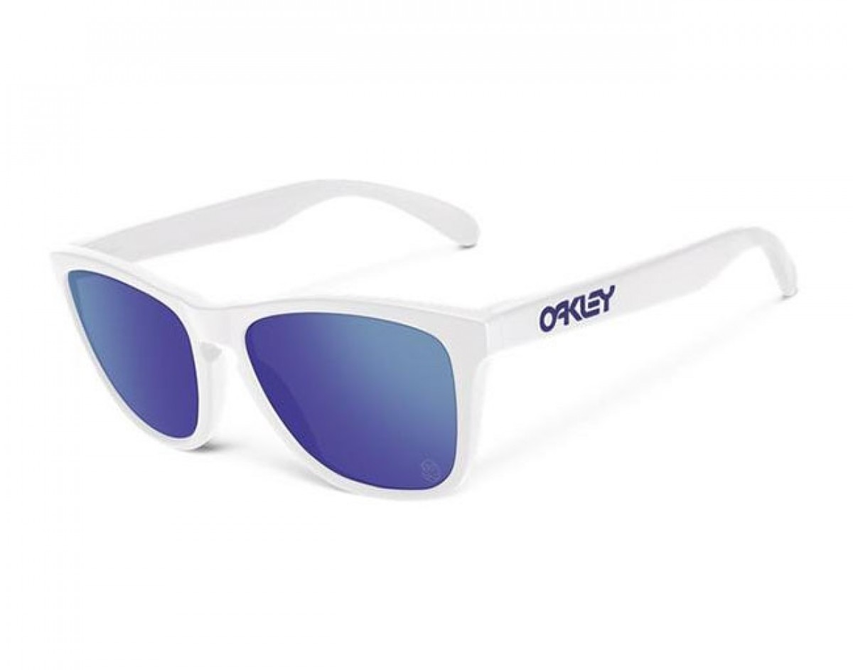 Occhiali Oakley Frogskin 9013 35 Limited Edition Bianco