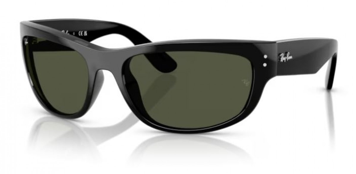 Ray Ban 2289 901/31, 210,00 €, Occhiali Ray Ban Nero a forma Mascherina