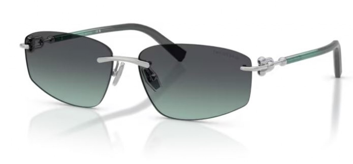 Tiffany & Co. 3114 60012G, 400,00 €, Occhiali Tiffany & Co. Argento a forma Rettangolare