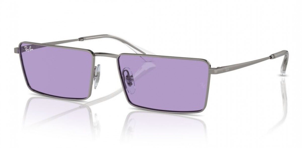 Ray Ban 3741 004/1A, 165,00 €, Occhiali Ray Ban Argento a forma Rettangolare