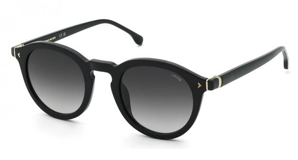 Lozza SL4398 0700, 205,00 €, Occhiali Nero a forma Rotondo