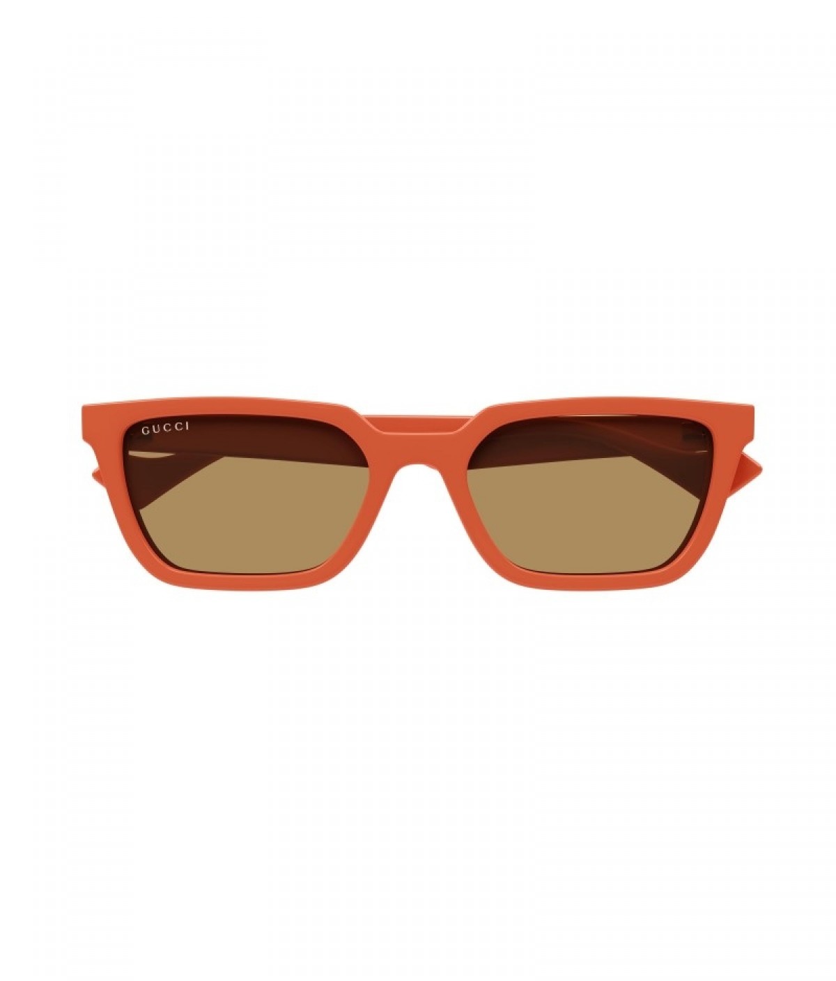 Gucci GG1539S 004 orange orange brown, 305,00 €, Occhiali Gucci Arancio a forma Rettangolare