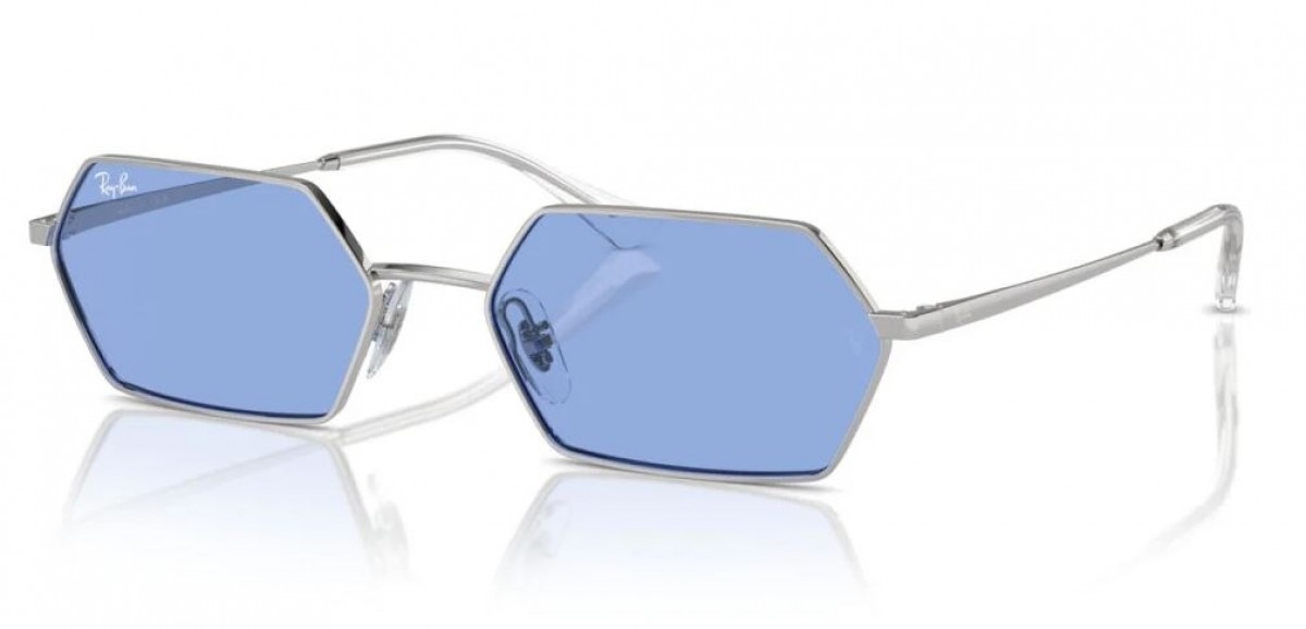 Ray Ban 3728 003/80, 165,00 €, Occhiali Ray Ban Argento a forma Ottagonale