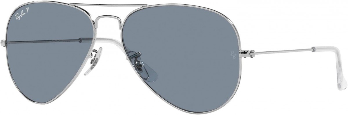 Ray Ban 3025 003/02 58, 245,00 €, Occhiali Ray Ban Argento a forma Goccia aviator