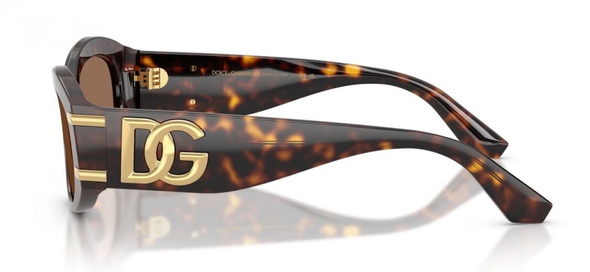 Dolce & Gabbana 4502 502/73, 365,00 €, Occhiali Dolce&Gabbana Marrone a forma Rettangolare