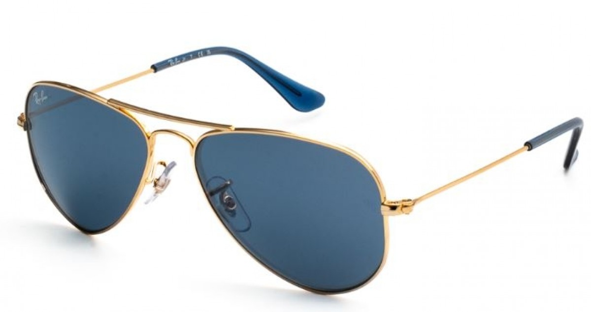 Ray Ban Junior 9506S 223/1U, 110,00 €, Occhiali Ray Ban Junior Oro a forma Goccia aviator