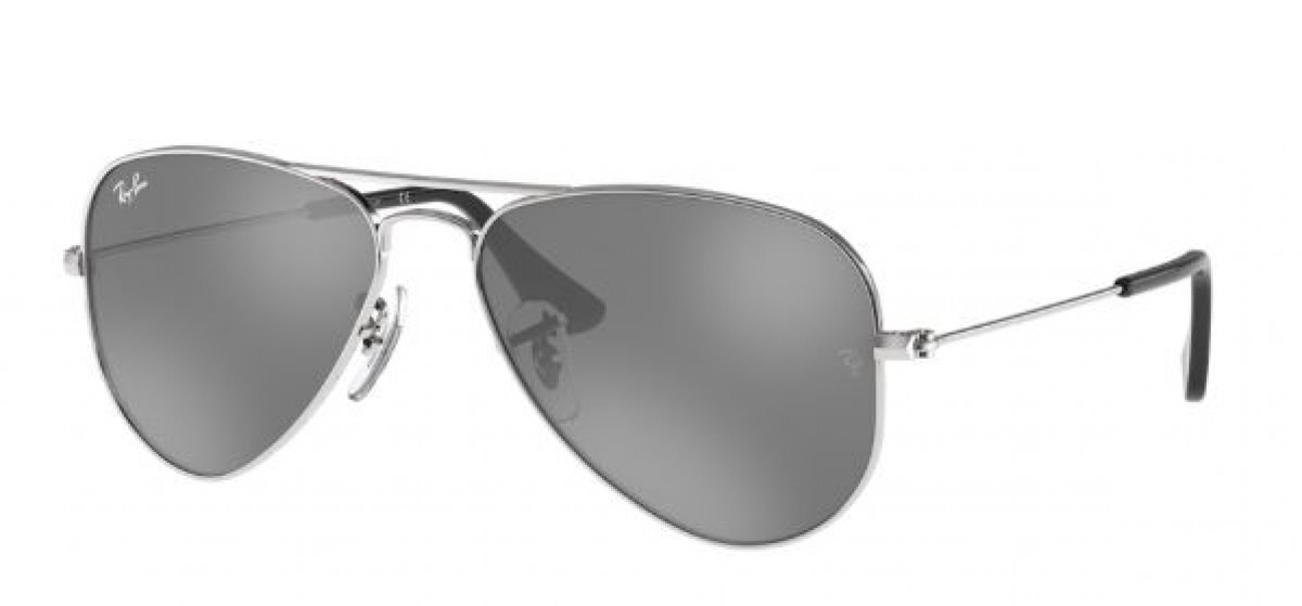 Ray Ban Junior 9506S 212/6G, 110,00 €, Occhiali Ray Ban Junior Argento a forma Goccia aviator