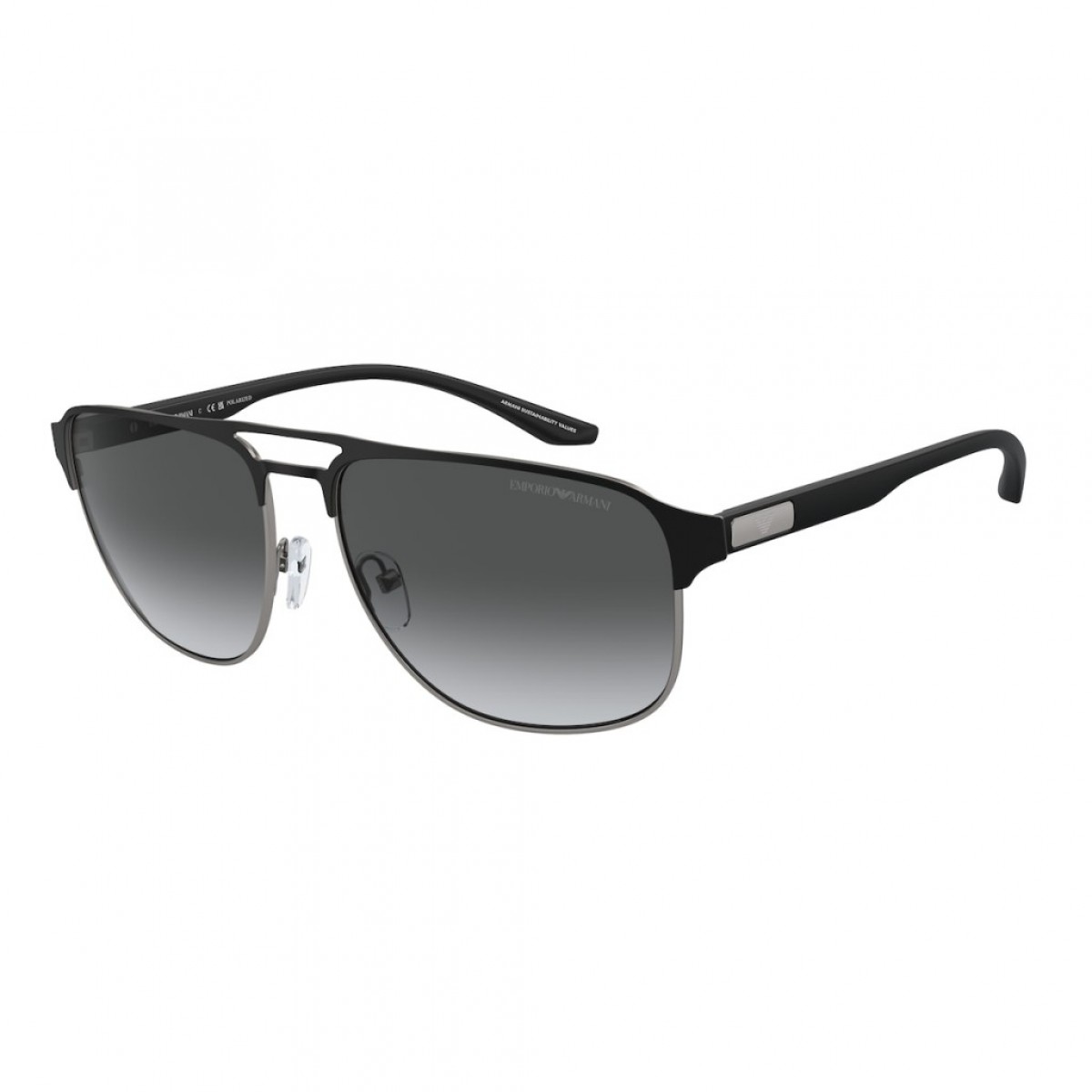 Emporio Armani 2144 336511, 215,00 €, Occhiali Emporio Armani Nero a forma Goccia aviator