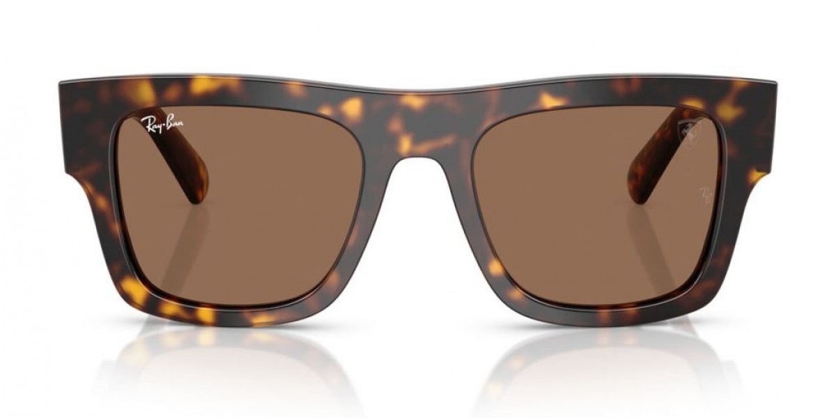 Ray Ban Ferrari 2217M F61373, 300,00 €, Occhiali Ray Ban Marrone a forma Squadrato