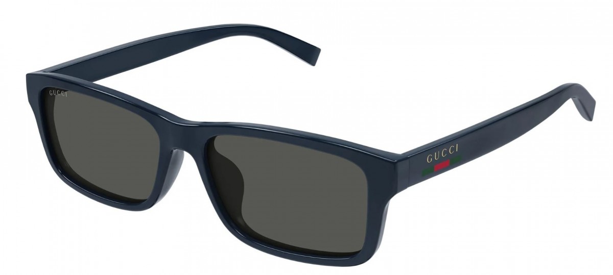 Gucci GG1986SA 004 blue blue grey, 260,00 €, Occhiali Gucci Blu a forma Rettangolare