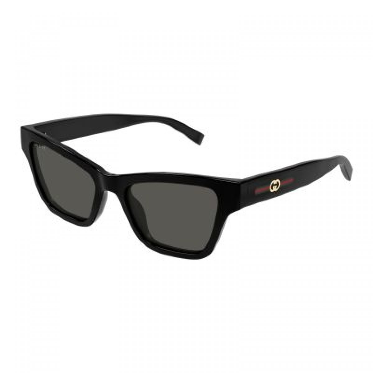 Gucci GG1982S 001 black black grey, 260,00 €, Occhiali Gucci Nero a forma Gatto