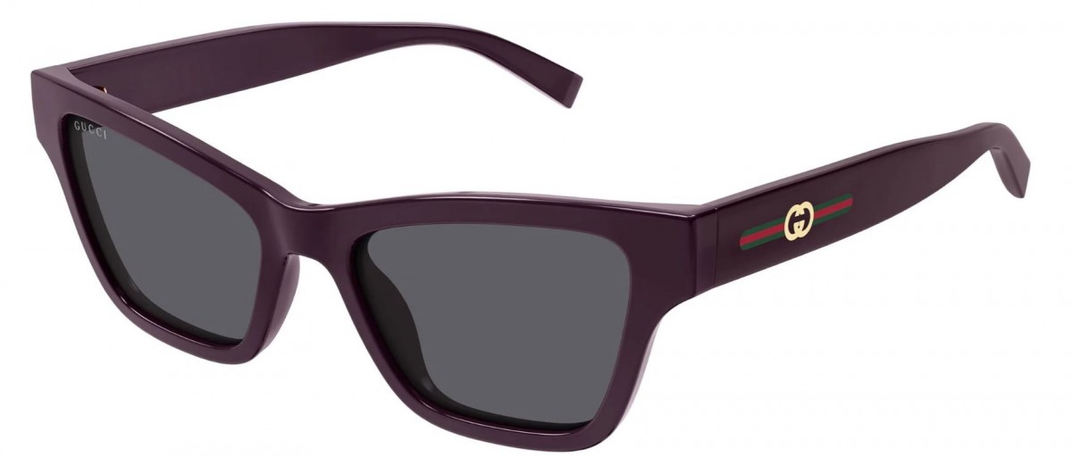 Gucci GG1982S 003 violet violet grey, 260,00 €, Occhiali Gucci Viola a forma Gatto