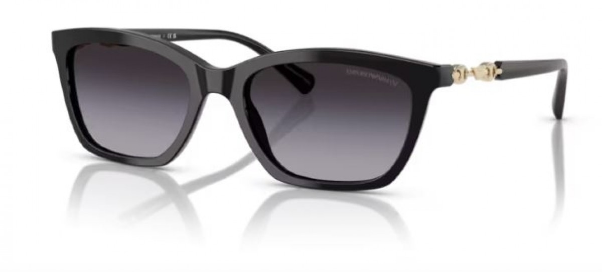 Emporio Armani 4238 50178G, 205,00 €, Occhiali Emporio Armani Nero a forma Gatto