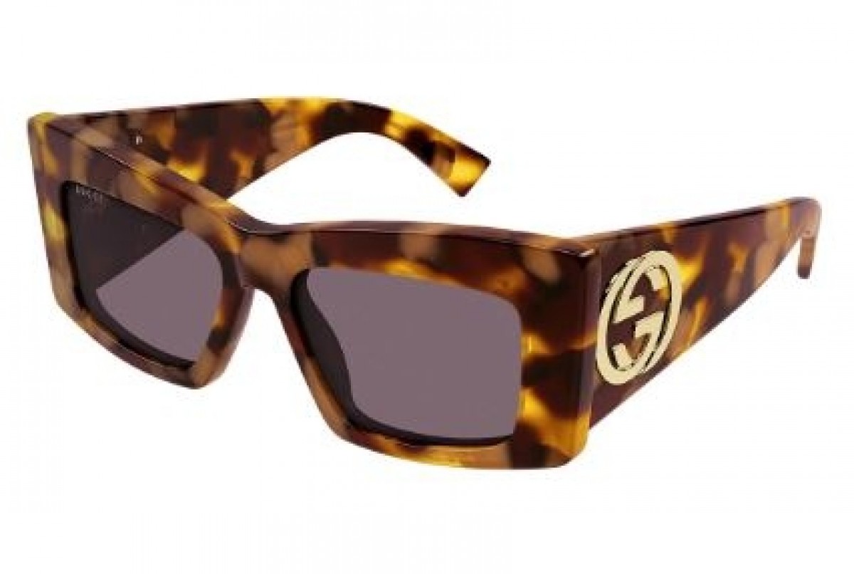 Gucci GG1842S 003 havana havana violet, 500,00 €, Occhiali Gucci Marrone a forma Rettangolare