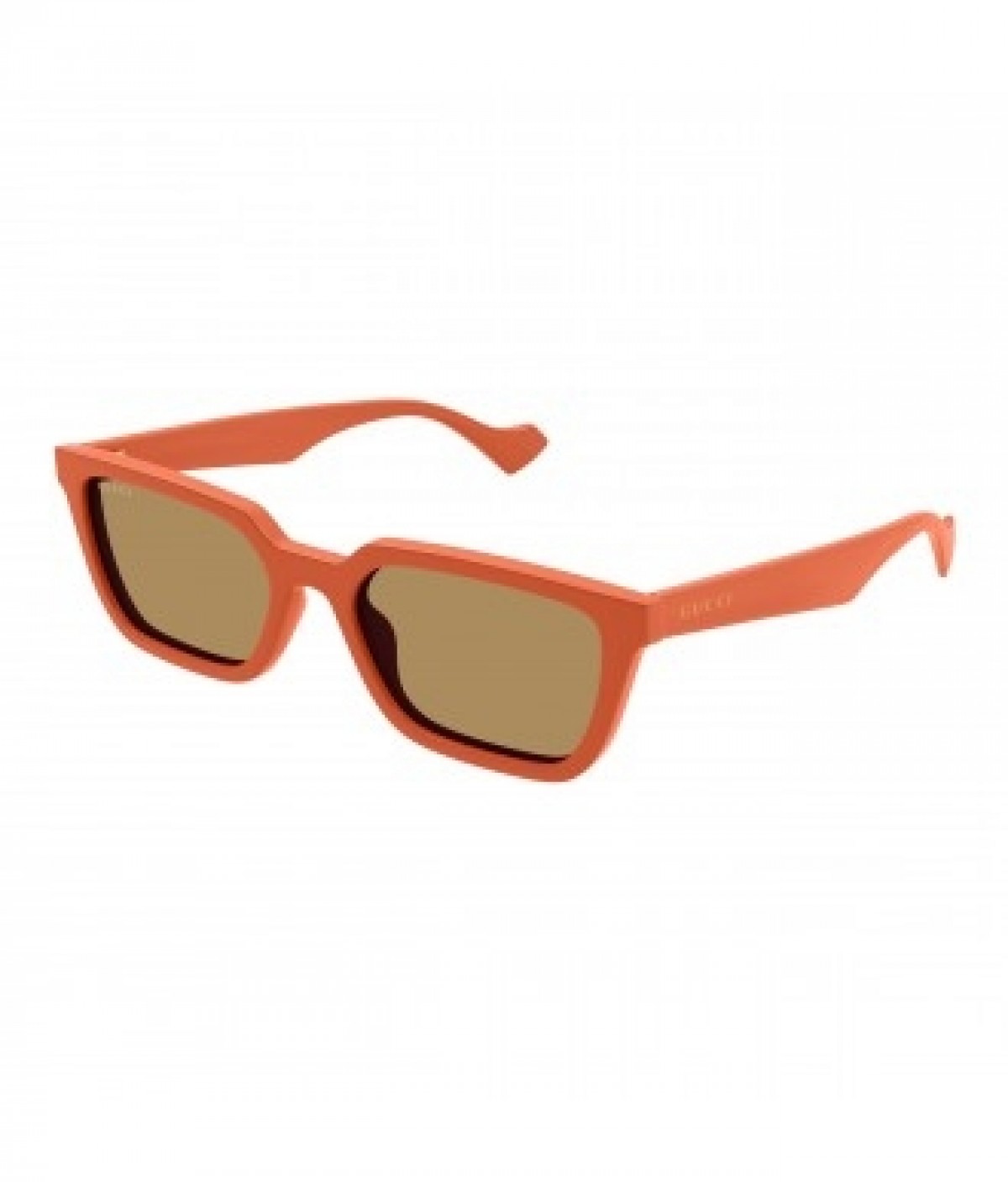 Gucci GG1539S 004 orange orange brown, 305,00 €, Occhiali Gucci Arancio a forma Rettangolare