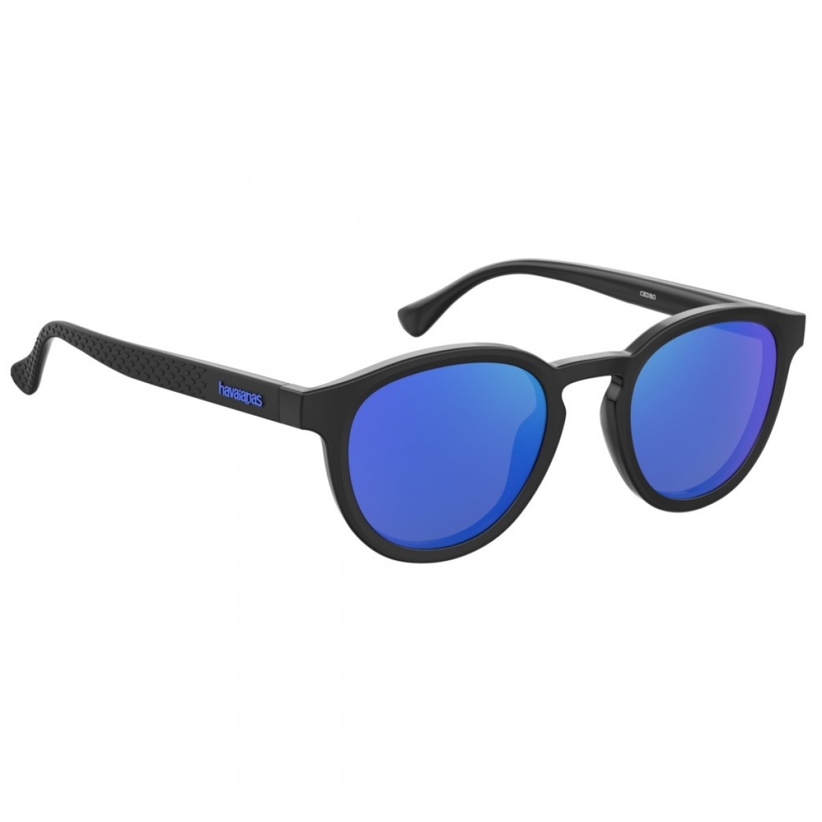 Havaianas Cedro D51/Z0 BLACK BLUE, 120,00 €, Occhiali Nero a forma Rotondo