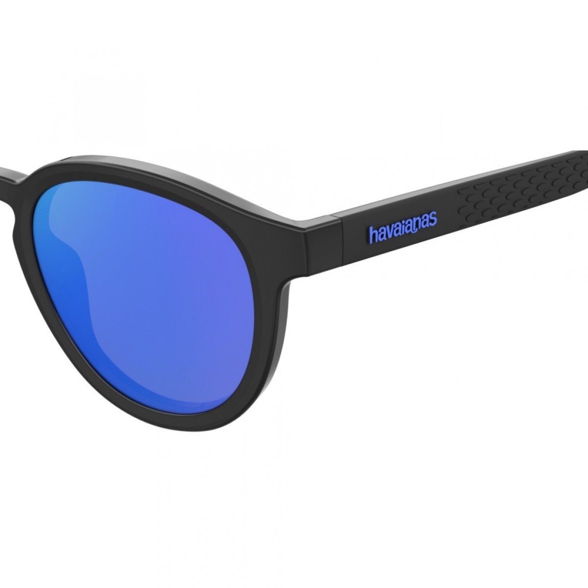 Havaianas Cedro D51/Z0 BLACK BLUE, 120,00 €, Occhiali Nero a forma Rotondo
