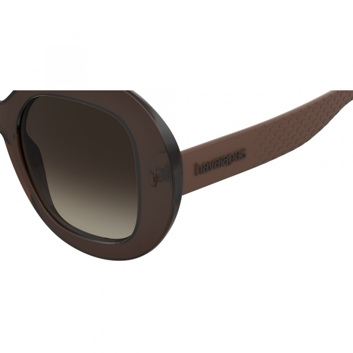 Havaianas Lencois 09Q/HA BROWN, 120,00 €, Occhiali Marrone a forma Rotondo