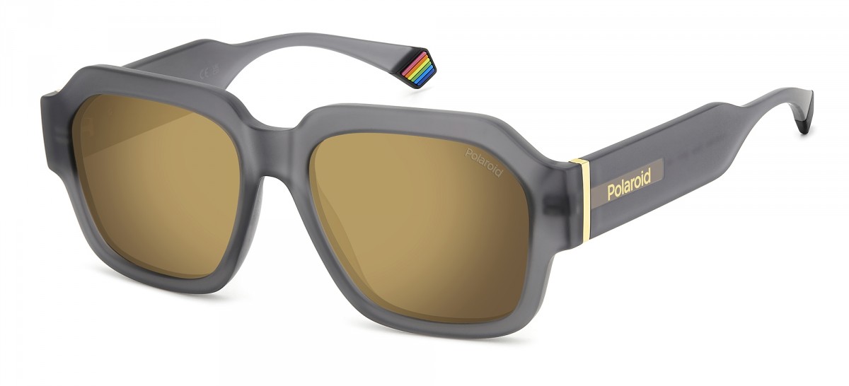 Polaroid Pld 6212/s/x RIW/LM MATTE GREY, 100,00 €, Occhiali Polaroid Grigio a forma Ottagonale