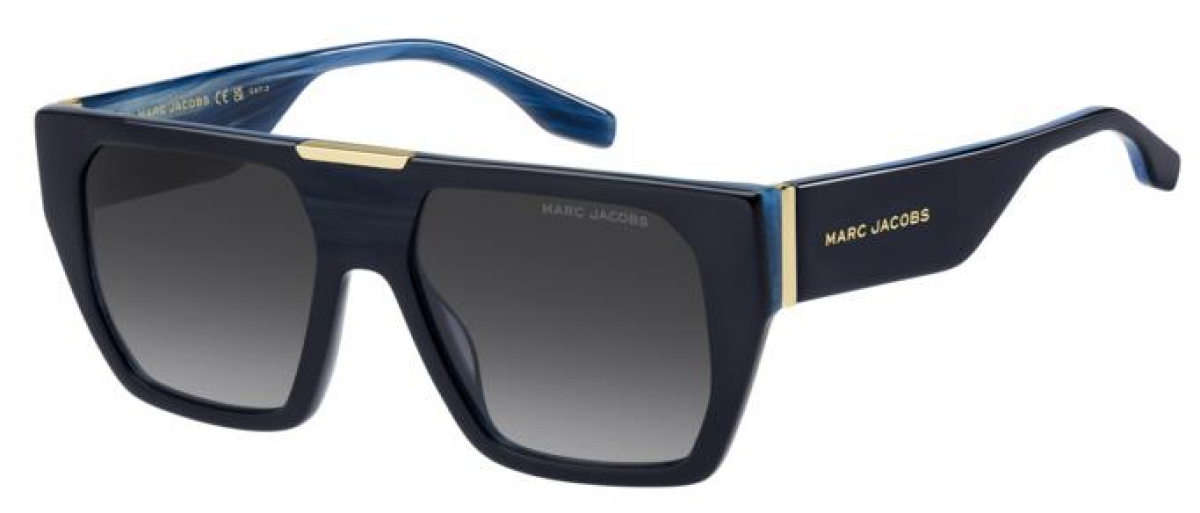 Marc Jacobs Marc 877/s PJP/9O BLUE, 270,00 €, Occhiali Marc Jacobs Nero a forma Mascherina