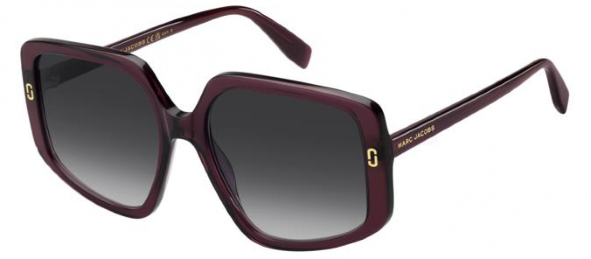 Marc Jacobs Mj 1128/s LHF/9O BURGUNDY, 235,00 €, Occhiali Marc Jacobs Viola a forma Squadrato