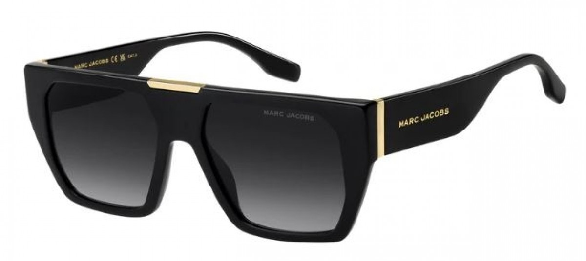 Marc Jacobs Marc 877/s 807/9O BLACK, 270,00 €, Occhiali Marc Jacobs Nero a forma Mascherina