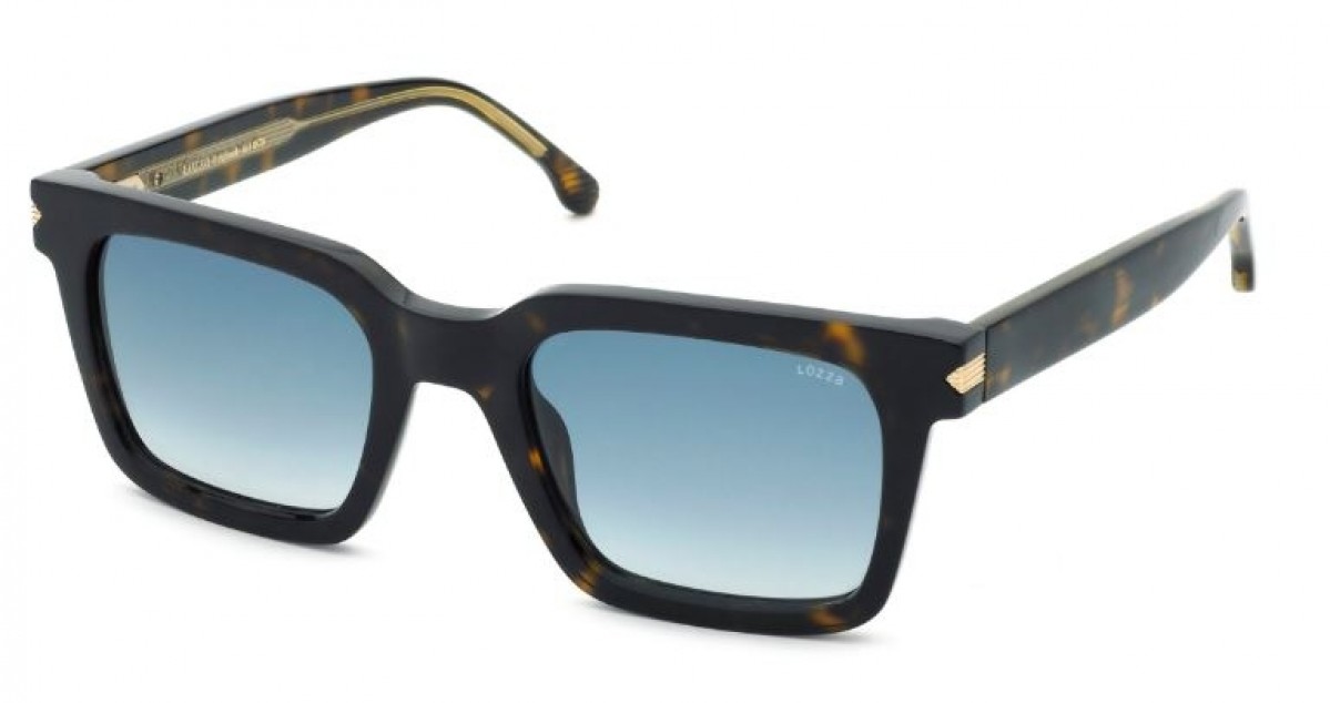 Lozza SL4382 0722, 205,00 €, Occhiali Marrone a forma Squadrato
