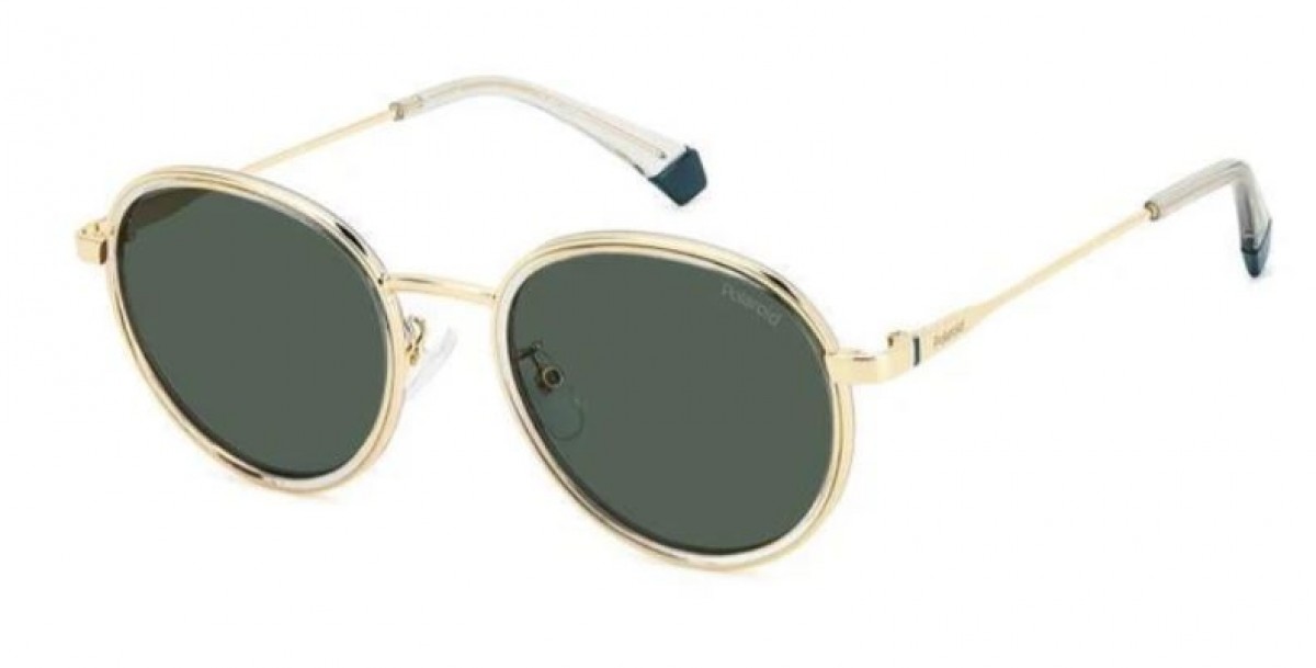 Polaroid Pld 4173/g/s/x PEF/UC GOLD GREEN, 100,00 €, Occhiali Polaroid Oro a forma Rotondo