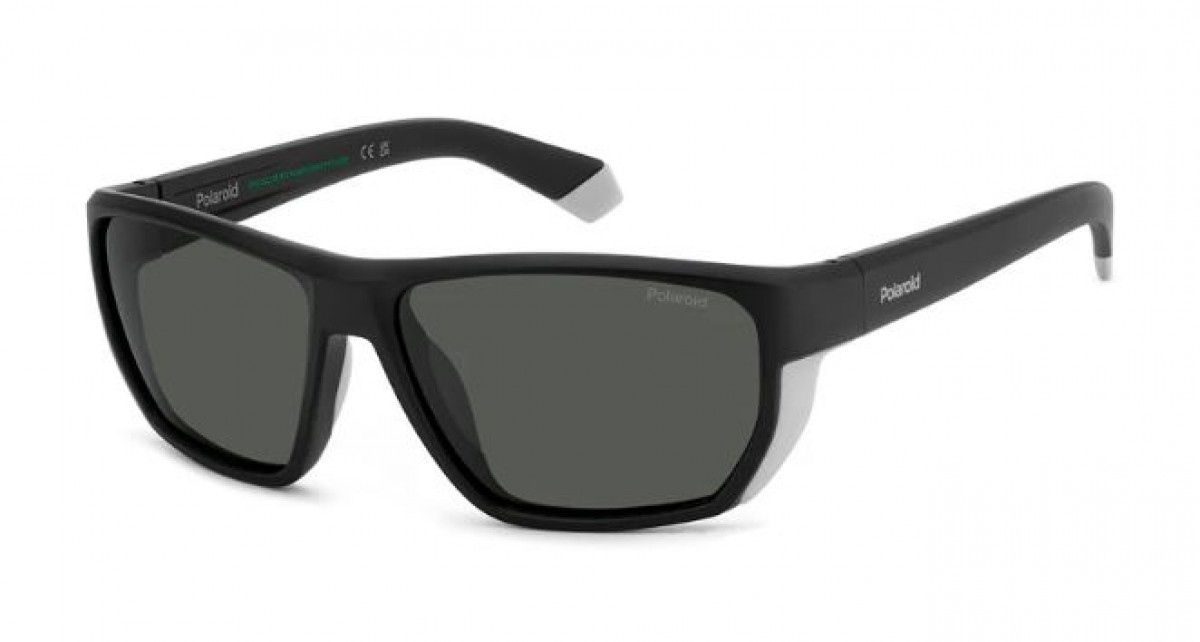 Polaroid Sport Pld 7057/s 003/M9 MATT BLACK, 100,00 €, Occhiali Polaroid Nero a forma Mascherina