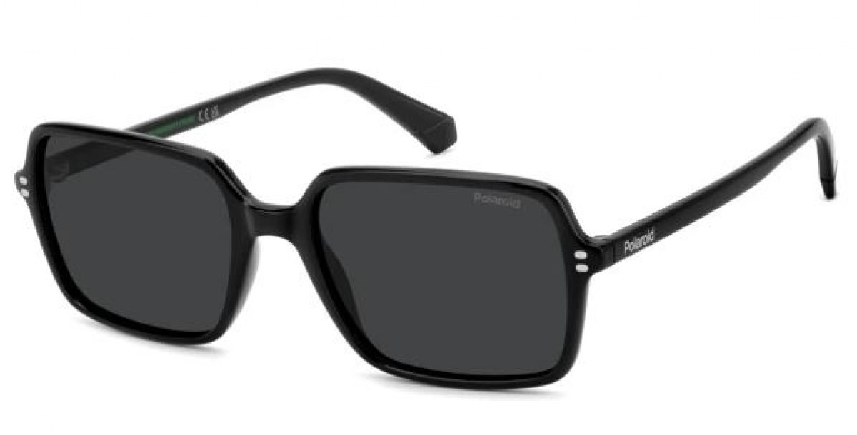 Polaroid Pld 6247/s 807/M9 BLACK, 100,00 €, Occhiali Polaroid Nero a forma Squadrato