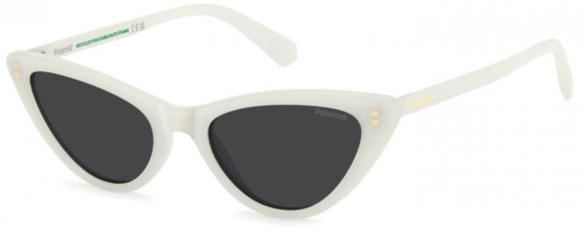 Polaroid Pld 6246/s VK6/M9 WHITE, 100,00 €, Occhiali Polaroid Bianco a forma Gatto