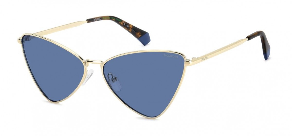 Polaroid Pld 6244/s/x LKS/C3 GOLD BLUE, 100,00 €, Occhiali Polaroid Oro a forma Gatto