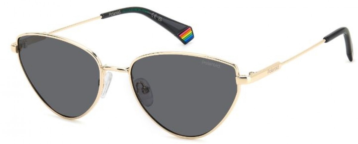 Polaroid Pld 6234/s/x RHL/M9 GOLD BLACK, 100,00 €, Occhiali Polaroid Oro a forma Gatto