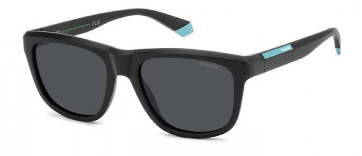 Polaroid Pld 2168/s 003/M9 MATT BLACK, 100,00 €, Occhiali Polaroid Nero a forma Mascherina