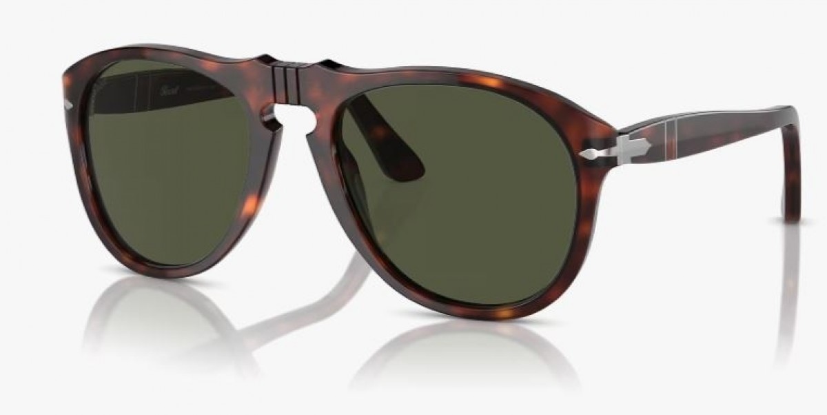 Persol 0649 24/31, 285,00 €, Occhiali Persol Marrone a forma Goccia aviator