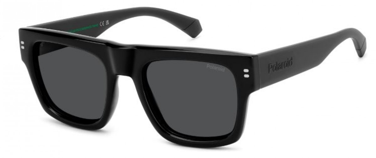 Polaroid Pld 6241/s/x 807/M9 BLACK, 100,00 €, Occhiali Polaroid Nero a forma Mascherina