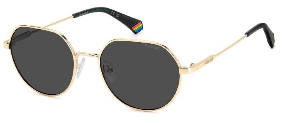 Polaroid Pld 6236/s/x RHL/M9 GOLD BLACK, 100,00 €, Occhiali Polaroid Oro a forma Rotondo