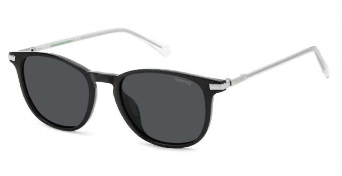 Polaroid Pld 4187/g/s/x 807/M9 BLACK, 100,00 €, Occhiali Polaroid Nero a forma Rotondo