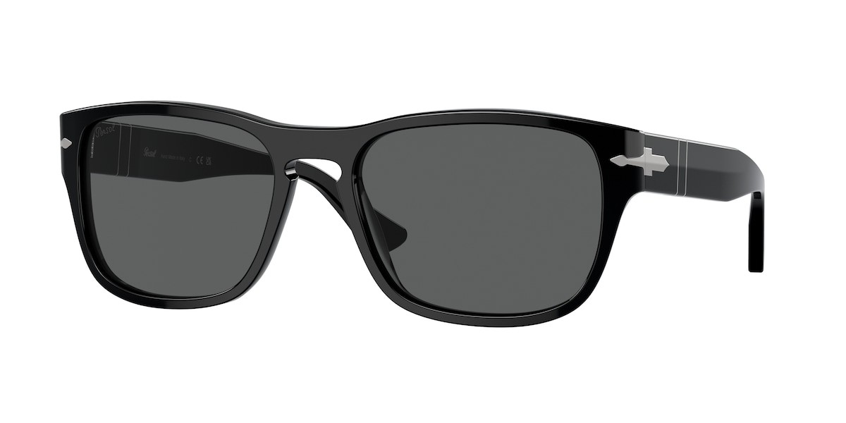 Persol 3341S 95/B1, 305,00 €, Occhiali Persol Nero a forma Rettangolare