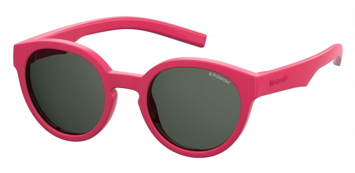 Polaroid Kids Pld 8019/s 35J/M9 PINK, 50,00 €, Occhiali Polaroid Rosa a forma Rotondo
