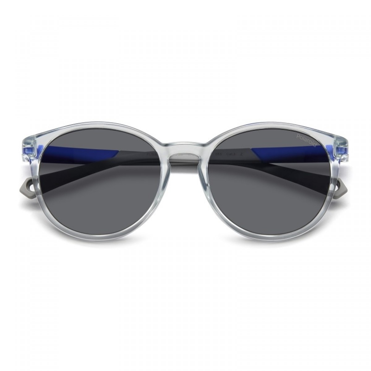 Polaroid Kids Pld 8059/s KB7/M9 GREY, 60,00 €, Occhiali Polaroid Grigio a forma Rotondo