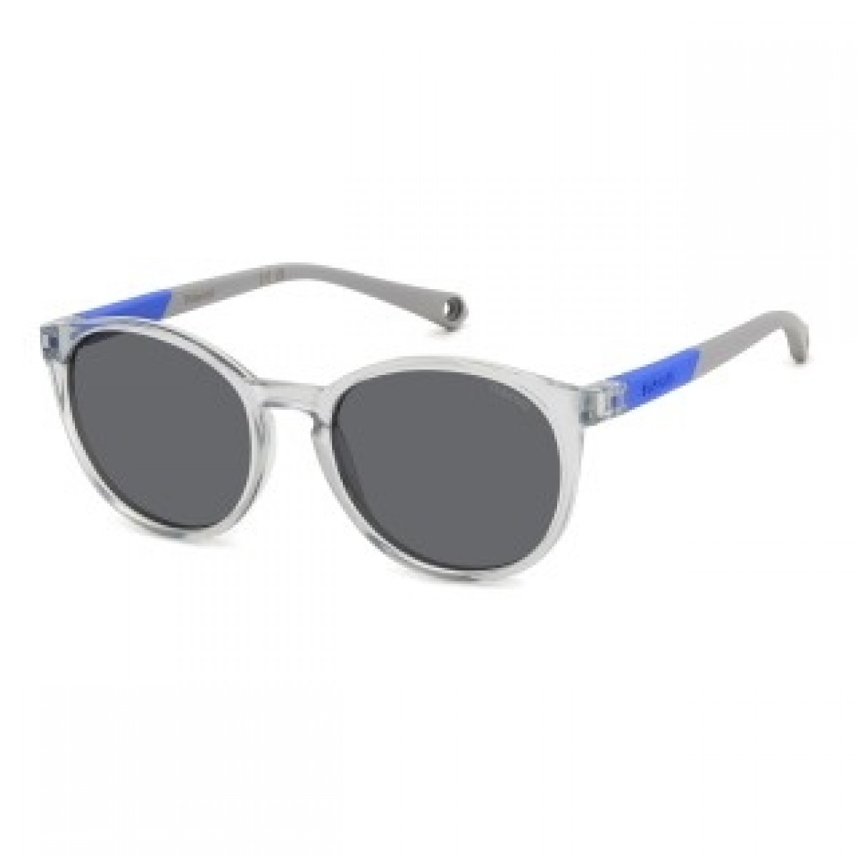 Polaroid Kids Pld 8059/s KB7/M9 GREY, 60,00 €, Occhiali Polaroid Grigio a forma Rotondo