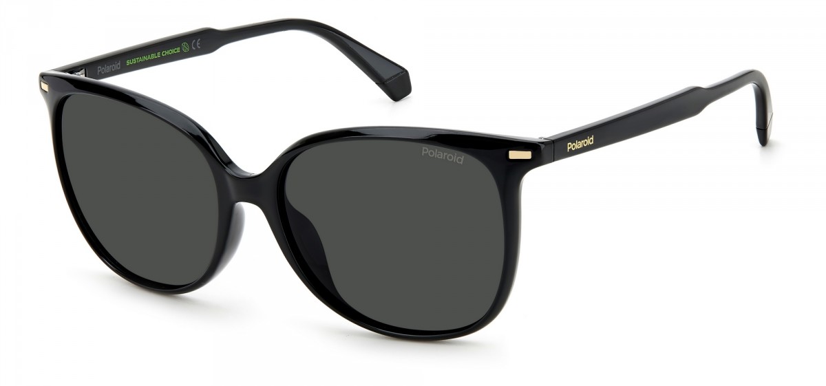Polaroid Pld 4125/g/s 807/M9 BLACK, 90,00 €, Occhiali Polaroid Nero a forma Rotondo