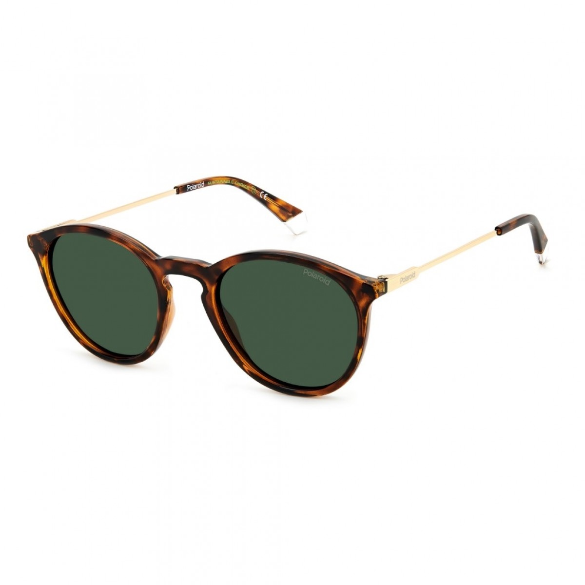 Polaroid Pld 4129/s/x 086/UC HAVANA, 90,00 €, Occhiali Polaroid Marrone a forma Rotondo