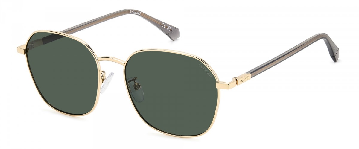 Polaroid Pld 4168/g/s/x PEF/UC GOLD GREEN, 100,00 €, Occhiali Polaroid Oro a forma Squadrato