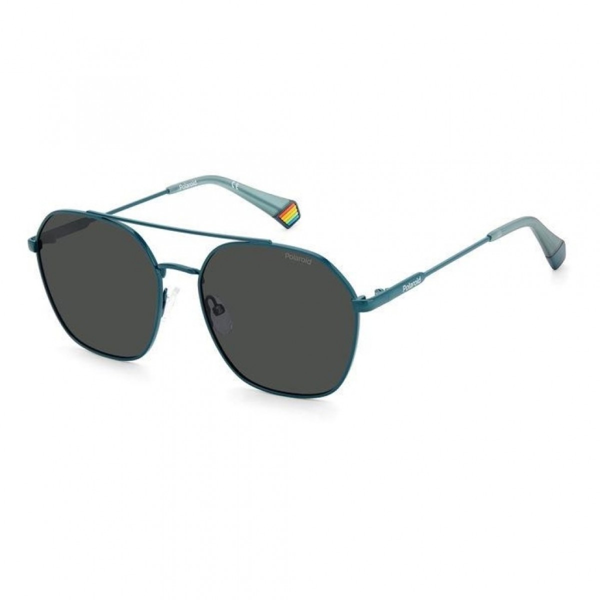 Polaroid Pld 6172/s MR8/M9 PETROL, 90,00 €, Occhiali Polaroid Verde a forma Ottagonale