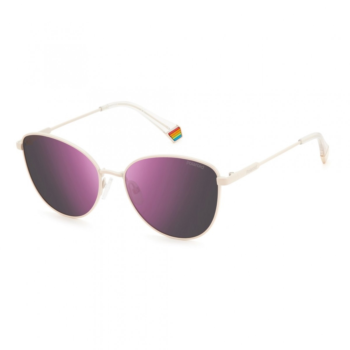 Polaroid Pld 6188/s SZJ/AI IVORY, 90,00 €, Occhiali Polaroid Bianco a forma Gatto