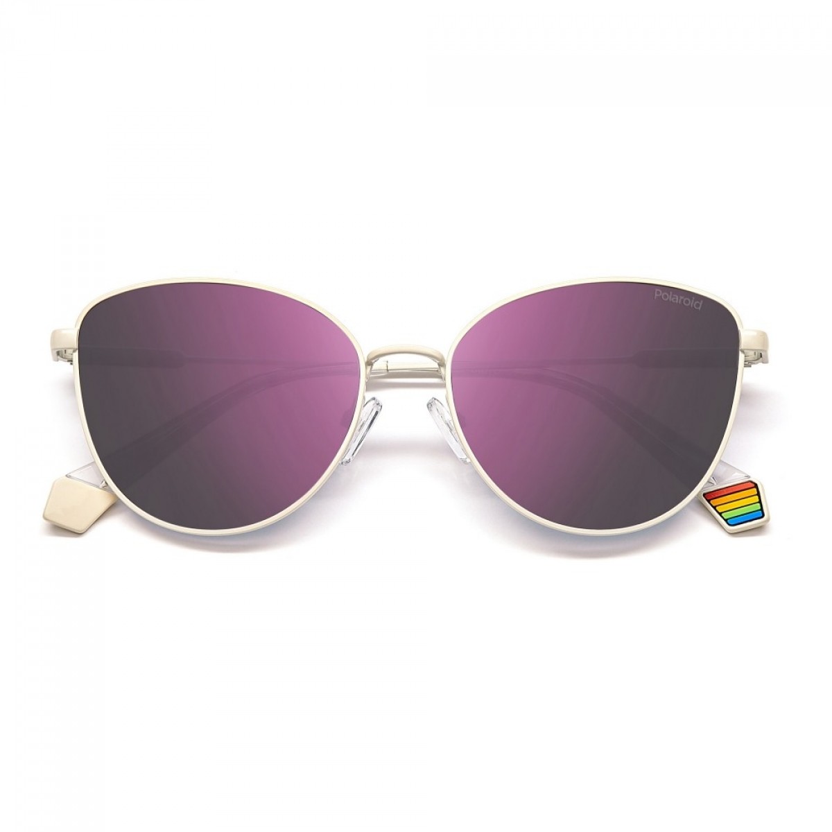 Polaroid Pld 6188/s SZJ/AI IVORY, 90,00 €, Occhiali Polaroid Bianco a forma Gatto