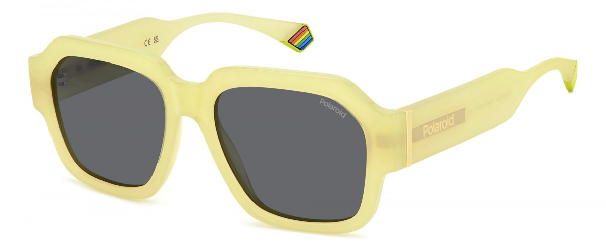 Polaroid Pld 6212/s/x 40G/M9 YELLOW, 100,00 €, Occhiali Polaroid Giallo a forma Ottagonale